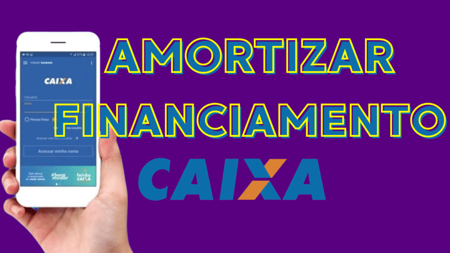 Amortizar financiamento Caixa