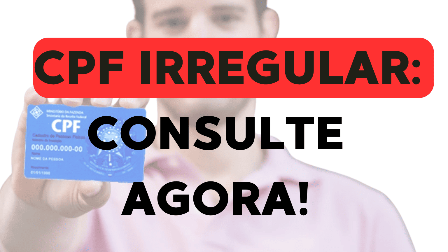 CPF irregular: Veja como fazer a consulta!