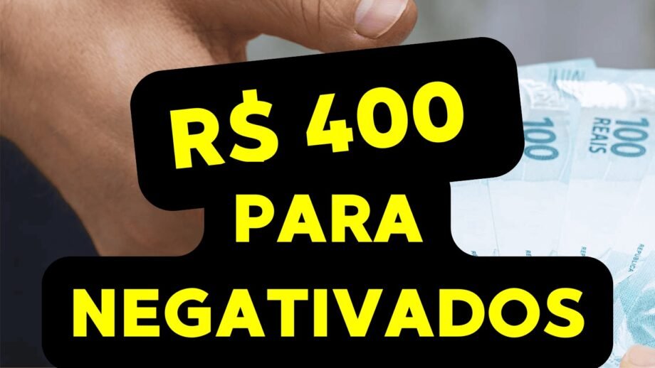 empréstimo de 400 reais para negativado, onde conseguir!