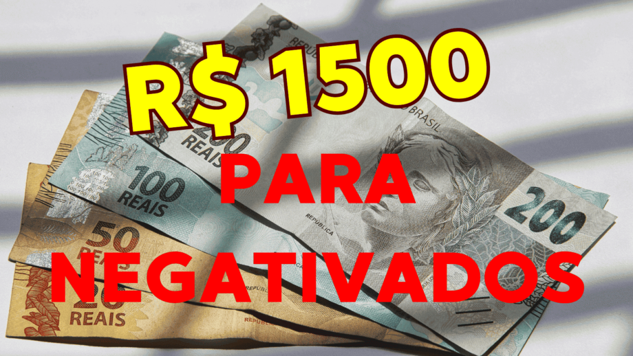 empréstimo de 1500 reais para negativado