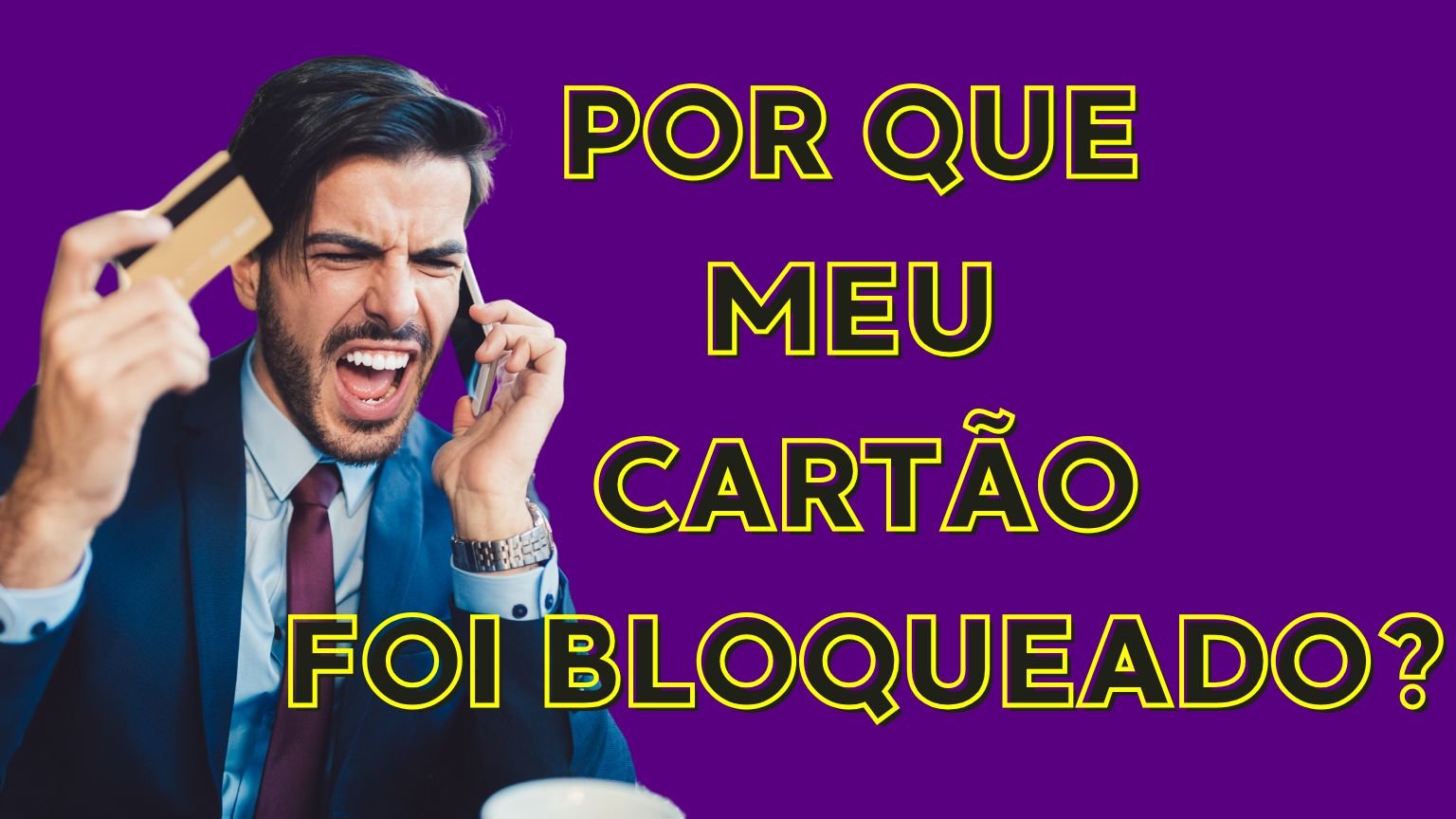 Por que o meu cartão foi bloqueado?